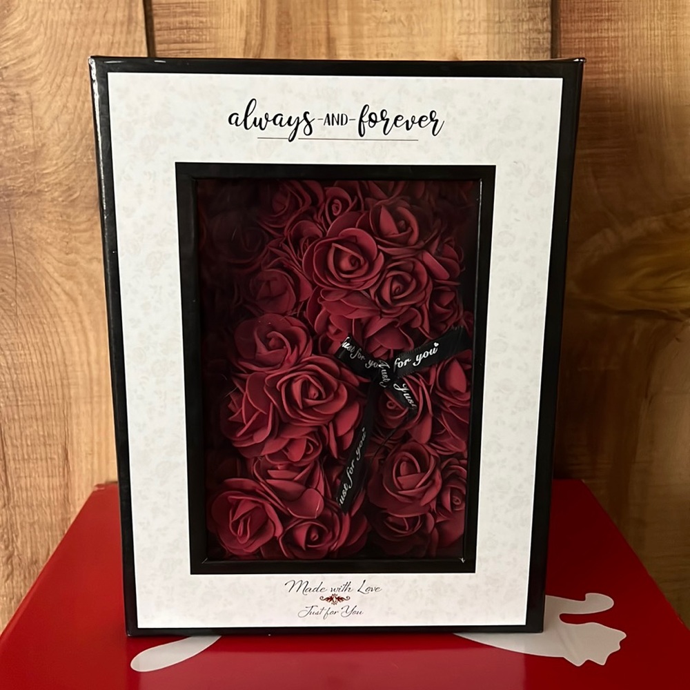 Red rose Forever Bear